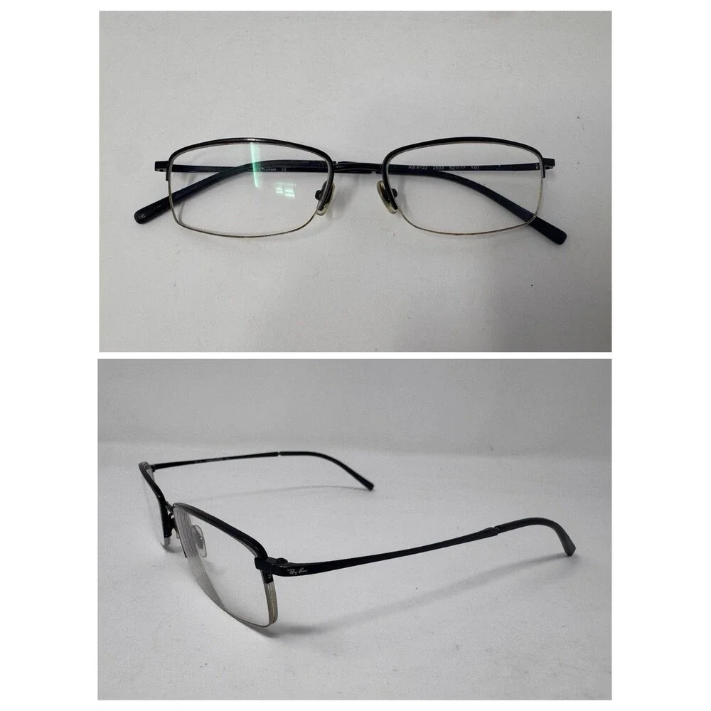 Ray-Ban RB6122 Eyeglass Frames Only 52-17-140 Black Gold 2503 Authentic